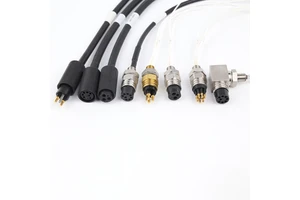 Longli JS Series Custom Waterproof IP69 Sealable Subsea 4P 8P Female Male Cable Silver Plated Brass Connector -55~+105