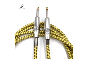 China Factory Hot Sale Professional Musical Instrument Accessory Cable Guitar Cables 3m 4m 10m