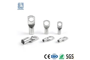Best Selling Single Hole SC Cable Lugs Tinned Copper Electrical Terminals Eyelets Tubular Ring Terminal