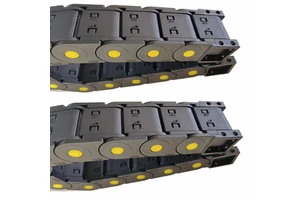 Inner Size H35*W75 mm Enclosed Plastic Flexible Cable Drag Chain