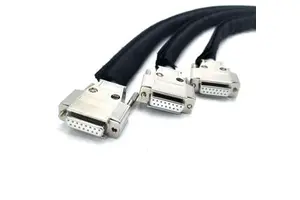 Wire Harness D-Sub Serial Cable Assembly 220V/380V Rated CYXTEK Brand PVC Copper FEP Insulation For Industrial Machinery