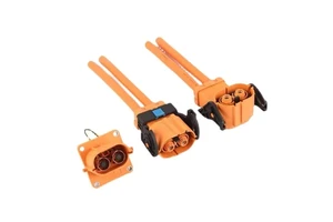 High Voltage 8mm 2Pin Plug Socket New Energy Vehicle Electric Wiring Cable Interlock Connector Coaxial RF Connectors IP67
