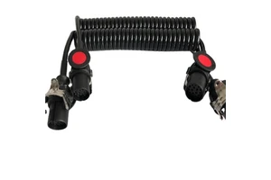 High Quality TPU 7-pole ABS Trailer Accessories Spring Cable Tractor Trailer Spiral Cable