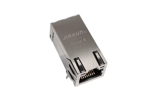 JK0-0187NL Gigabit Ethernet RJ45 Connector Tab Up 1 Port 100/1000 Base-t Jack With Leds