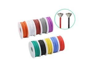 PFA Insulated Hookup Wire UL758 Certified Flexible High Temp Cable for Automotive Engine Bay and Harsh Environments
