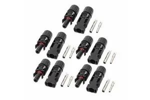 PV Connectors Solar Manufacturers Waterproof IP67 30A 1000V DC Solar PV Cable Connector