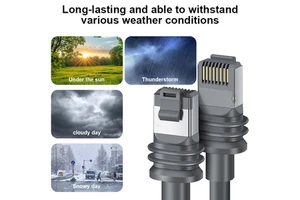 Starlink Gen 3 V 3 Outdoor Copper Network Ethernet Cable Cat5e Cat6 7 8 1200 Mbps For Dish & Router