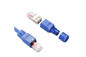ZHEFAN Cat6 RJ45 Toolless UTP Connector Plug Telecom Parts Easy Installation without Tools
