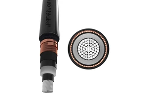 N2XS2Y XLPE Insulated Copper Cable 1x50mm2 3.6/6kV Medium Voltage Underground Power Cable For Distribution