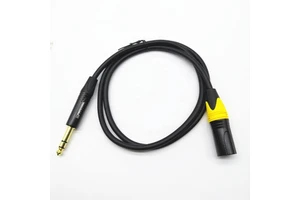 Profesional Stereo Guitar Cable with 6.35 mm to 3.5 mm Aadpter