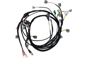 Factory Custom Standalone ECU Engine Wiring Harness Heavy Duty Braided Sleeving Auto Racing Custom Cable Assembly