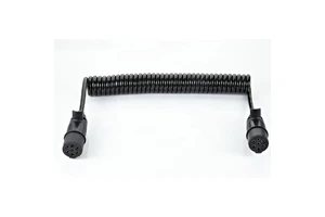 Chinese Supplier 24V European Plug Set 7-Pin Trailer Wiring Diagram Adapter with Spiral Cable Trailer Parts & Accessories
