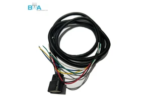 Molex 12Pin Female Housing CANBUS Wire Harness UL1007 18AWG 1.8m with PVC Corrugated Tube & High Temp Tape for Automotive System