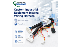 Custom Power Supply Wiring Harness for Industrial Automation Machine OEM ODM
