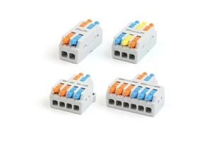 DIY GO Mini Fast Wiring Cable Connectors Universal Compact Splitter Electrical Conductors Push-in Home Terminal Block