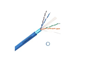 10 Gigabit Pass Test Cat6a FTP Ethernet Cable 23AWG 4 Pair 305m Indoor Lan Network Cable Bulk Supply For Engineering Projects