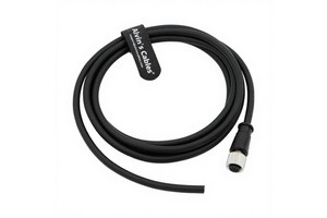 M12 a Code 5 Pin Female Shielded PVC Jacket Industrial Camera Cable with Screw Thread 2M (6.5Ft)