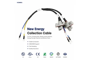 Custom Copper Core ESS BMS Wire Harness Battery Voltage Temperature Collection Cable for Motorcycle Automobile New Energy
