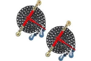 DIN EN818-2 Grade 80 Alloy Chain 7-20mm Black Surface Welded Structure Short/Long Link High Quality Long Operation Life for