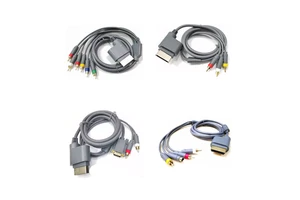 SYY 1.8M Audio Video AV Charger Connector Cable for Xbox 360 Fat Controller Game Accessories