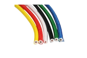 UL3122 Braided High-Temperature Silicone Wire 24/22/20/18/16/14 AWG Heat-Resistant Glass Fiber Wire for Wiring Harness