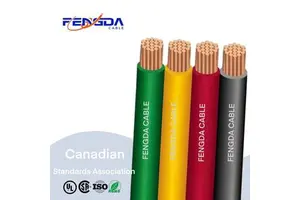 Fengda 8.0mm 14mm2 22mm2 30mm2 38mm2 50mm2 60mm2 80mm2 Single Copper Conductor Electric Cables Building Wire Thhn Xhhw Xhhw-2