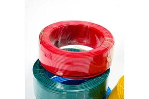 Multiple Size 1.5 2.5 4 6 mm Flexible Electric Wires BV PVC Copper Cable 2 Core 600V Construction Roll 100m