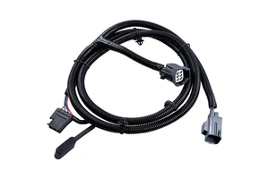 Custom Plug and Play Tow Trailer Hitch Wiring Harness with 4 Way Flat Connector for 2007 2016 Jeep Wrangler Harness
