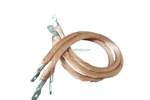 Flexible Copper Bus Grounding Wire Copper Braid for Copper Stranded Wire Connectors