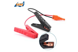 12V High-Current Car Charging Cable 6.6FT 14AWG 15A Fuse Cigarette Lighter Alligator