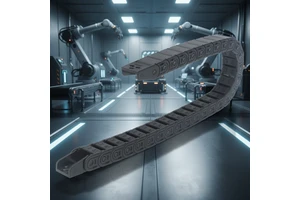 Machine Tool Accessories Semi-closed Plastic Towing tank Chain 15x20mm Flexible Cable Drag Chain