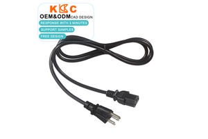 Heavy Duty SJT NEMA 5 15P To C13 Power Cord 14AWG 16AWG 18AWG US Plug Cable