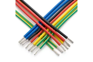 Heat Resistant -60~+200 Stranded Tinned Copper Flexible Silicone Rubber Insulated Cable 500V Extra Soft For Battery RC