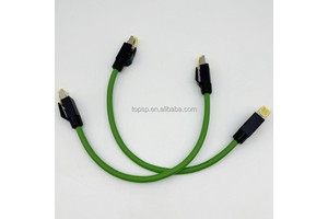 Industrial Ethernet Cable PVC Double Jacket 8 Core Shielded Network Cable TSL-PNCP-Bus3m Customized Communication Cable