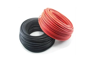 CE for Solar Panel System Low Voltage XLPE Halogen-free Cable Power Station Copper Conductor YK CABLE PV1-F1 Model 4mm 6mm2