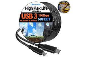 Trending 10Gbps 6 Million High Flex Life Robotic With Repeater USB Extension Data Cables For Robots Humanoids Smart Intelligent