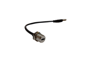 Waterproof IP67 Metal USB Type C Panel Mount Connector PG9 Sockets to Type C Plug Cable 300mm