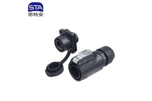 Waterproof LP20 RJ45 CAT6 CAT5 3p 6p DC LED Signal Aviation Connector Male Female RJ45 Panel Mount Ethernet Data Cable Socket