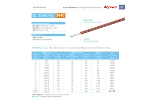 UL3640 High Voltage 1100V New Energy Storage Cable 2 4 6 8 20 12 14 16 18AWG High Temperature 180C Silicone Rubber Wire