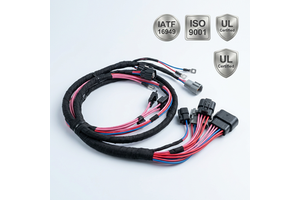 Custom 1mm 1.25mm 1.5mm 10 Pin 1.25 Pitch Electric Connector Cables Connector Cable Assembly for Home Appliance Ptfe Rubber