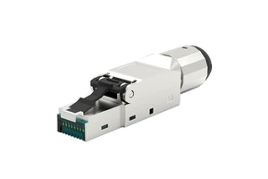 Linkwylan Gigabit Cat6 Fast Installation RJ45 Connector Shielded Tool-Free Connection Reusable Field Ethernet Connectors