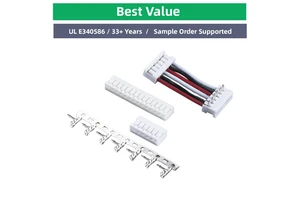 Stereo Wiring Harness, 12V, 16AWG, for Robotic Arm, Push-In Terminal, Silicone Insulated, RoHS Compliant, Black and Red