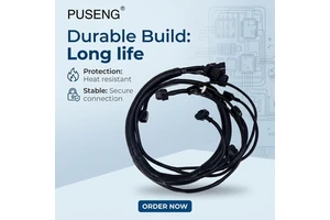 Engine Wiring Harness 82121-E030 for SK330-8 SK350-8 Excavator | High Temperature Resistant