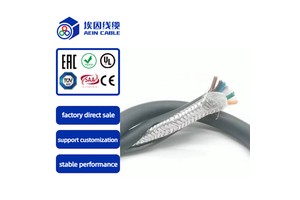 Highly Flexible CFROBOT4 Torsion Resistant PUR Robot Cable Twistable Measuring System Cable