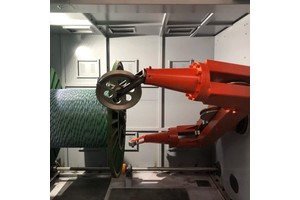 400 RPM Single Twisting Machine EV Charging Cable Assembly Equipment 1250mm Cantilever 630mm Cable Manufacturing Equipment