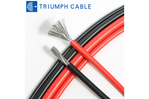 Triumph Cable High Temperature 200℃ 600V 26/24/22/20/18/16AWG UAV Wire Ultra Soft Silicone Cable Wires For Energy Storage Drone