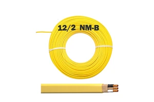 UL719 Construction Building Wire Indoor Cable 600V PVC Solid Copper Flat/Round LOW Voltage Electrical NM-B