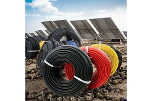 EmperySolar EPR Waterproof PV Solar Cable Black Red for for 6mm Tinned Copper Conductor 1000V-1500V