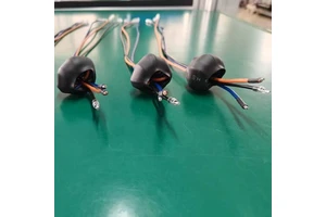 3 Pin EMI Shielded Magnetic Ring Wiring Harness, PVC PTFE Insulated Copper Cable for Automotive Motorcycle Use