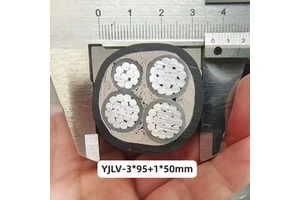 YJLV-3*95mm²+1*50mm² 4 Phase Underground Direct Burial Power Cable Aluminum Conductor PVC Sheathed Power Cable